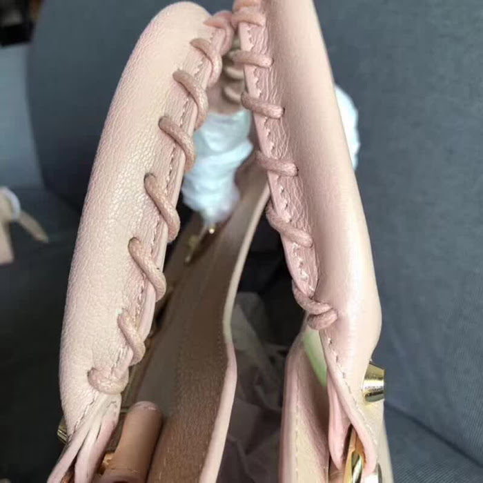 BALENCIAG巴黎世家 機車包 38cm原版山羊皮配金邊  BL1363